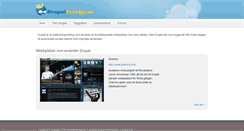 Desktop Screenshot of drupalsverige.se