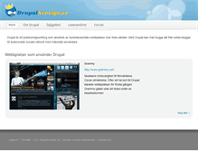Tablet Screenshot of drupalsverige.se